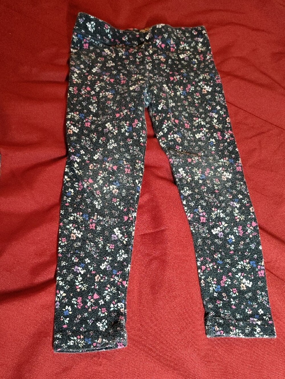 8 Kids Assorted Color Cotton Leggings - Multi-Pack - Picture 11 of 14